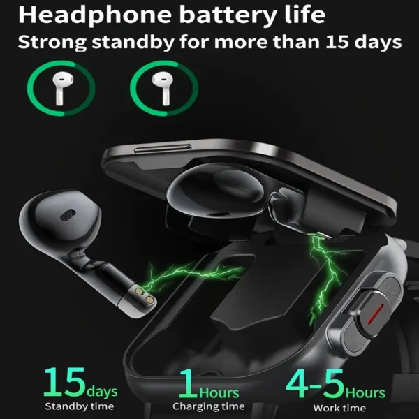 Smart wacht con auriculares - Imagen 5