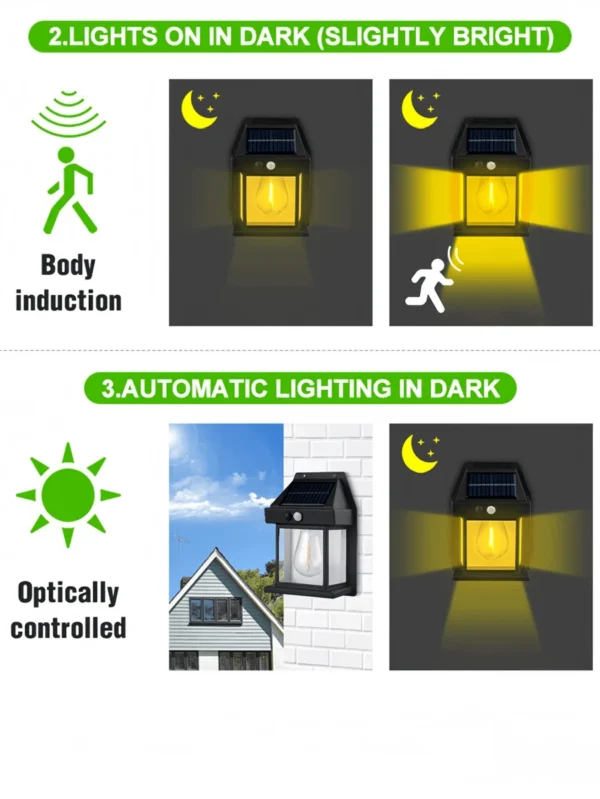 Lampara externa de luz solar - Imagen 3