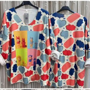 Camiseta estampada varios colores