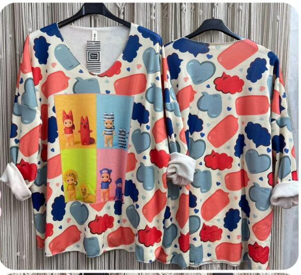 Camiseta estampada varios colores