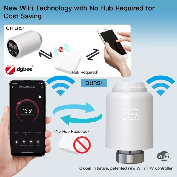 Zigbee Radiator Actuator - Imagen 2